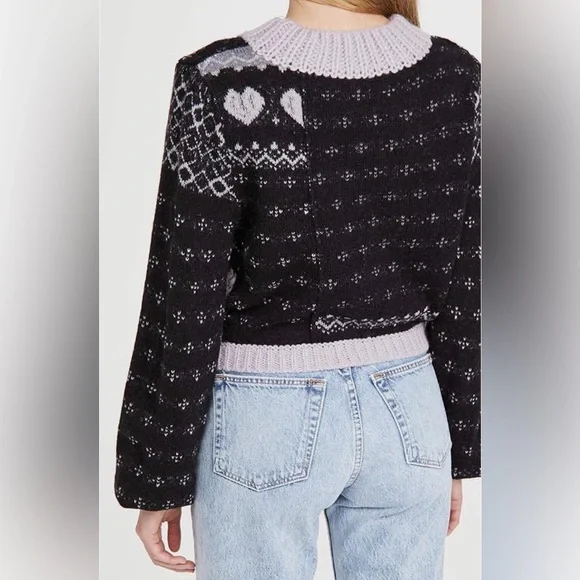 Free People Snow Globe Pullover Sweater NWOT - Picture 2 of 9